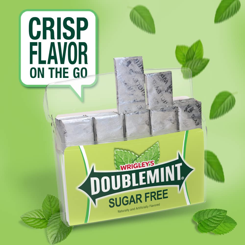 Doublemint comparación tamaño con una mano para referencia práctica