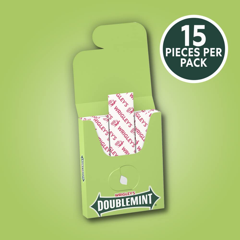 Doublemint paquetes abiertos listos para tomar, conveniencia y porciones