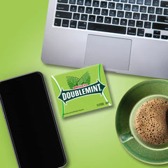 Doublemint textura de una pieza cerca que ilustra elasticidad y frescura