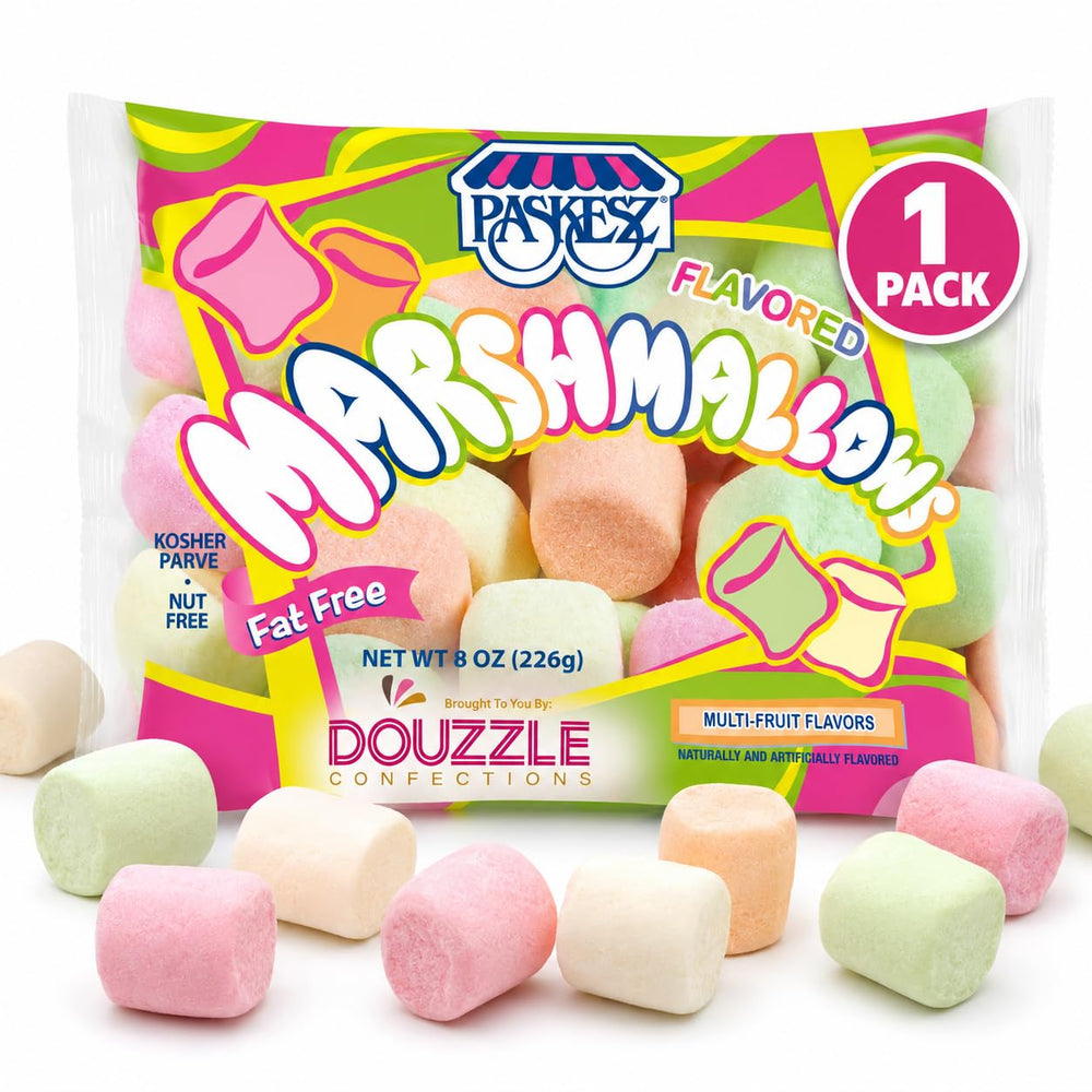 DOUzzle empaque frontal mostrando colores y beneficios de textura