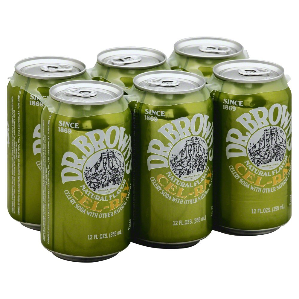 Dr Browns botella frontal del pack de 6, presenta sabor apio refrescante