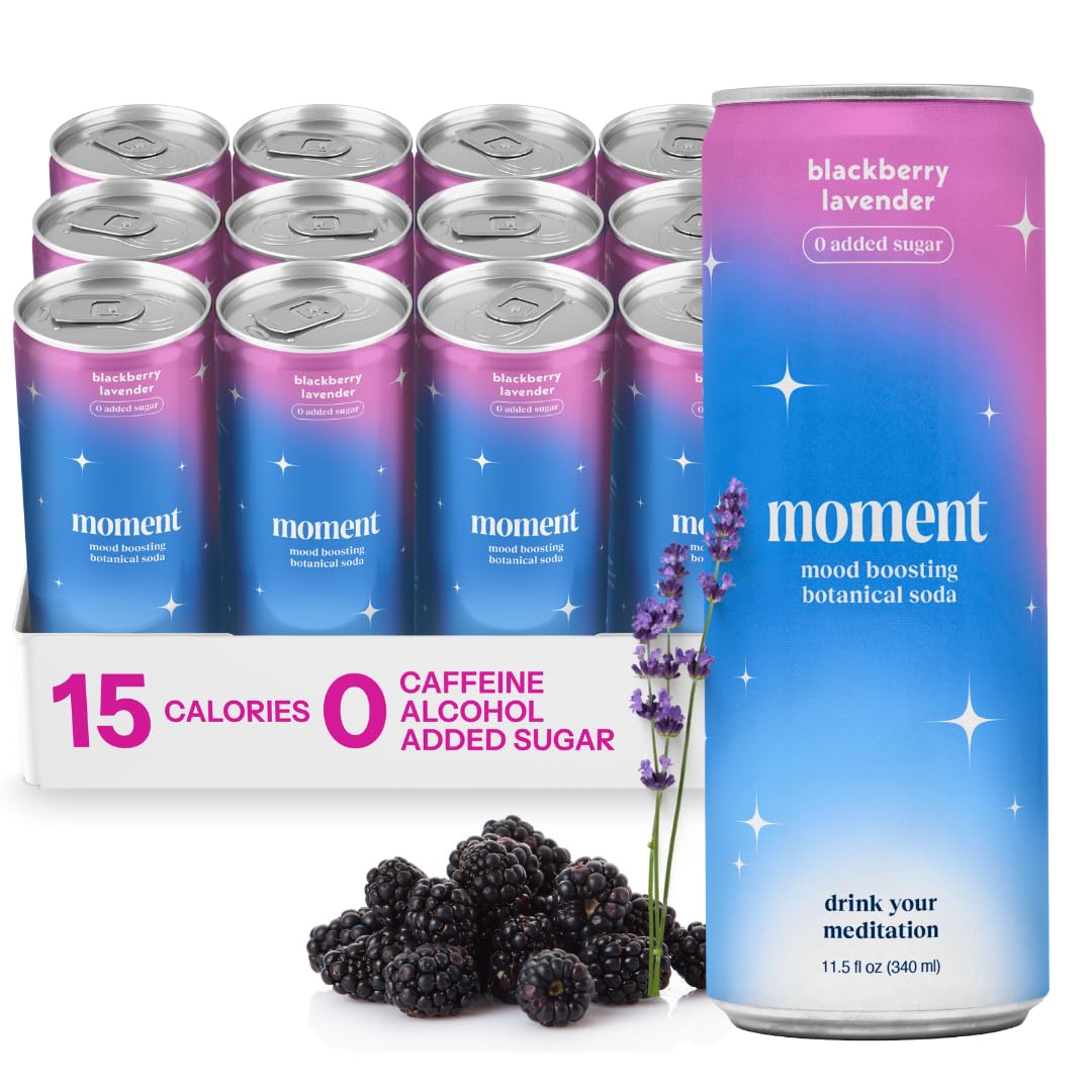 Drink Your Meditation lata frontal mostrando diseño y beneficio relajante