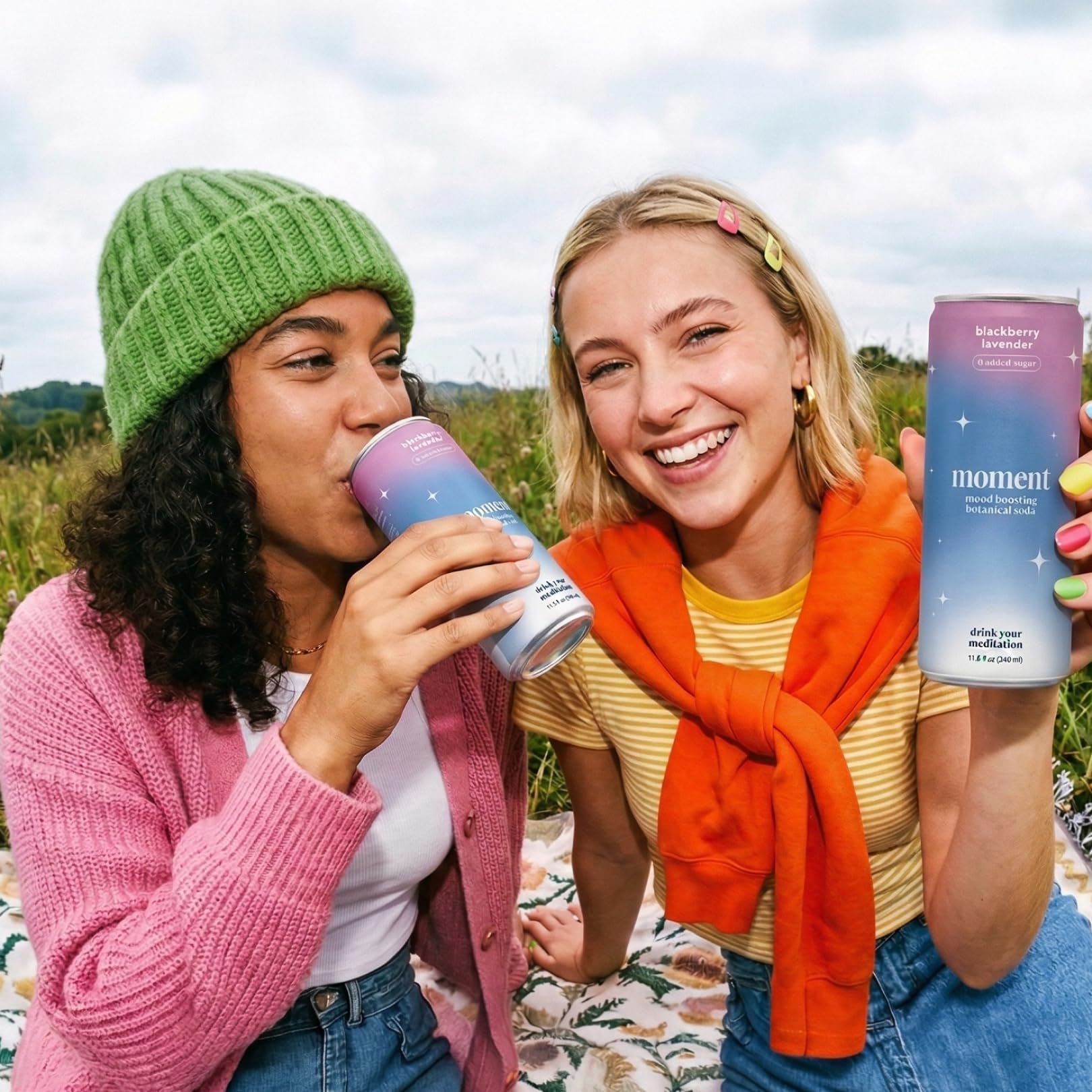 Drink Your Meditation pack de 12 latas ideal para eventos y rutinas diarias