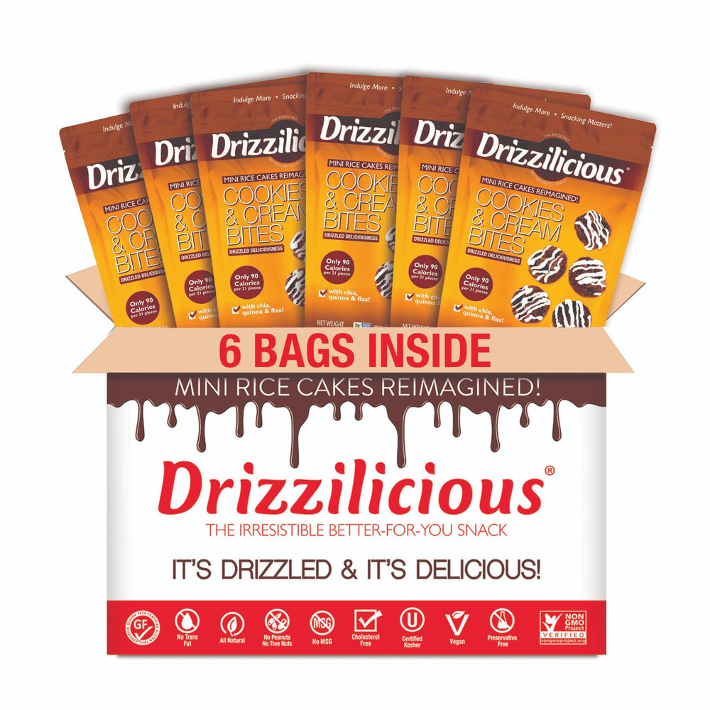 Drizzilicious bolsa individual abierta lista para llevar y control de porciones