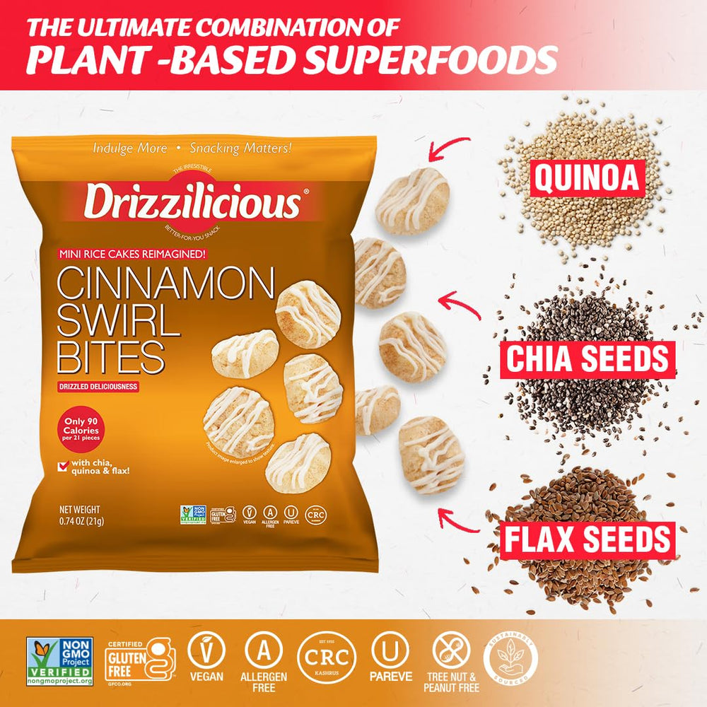 Drizzilicious bolsa individual en mano para llevar y controlar porciones