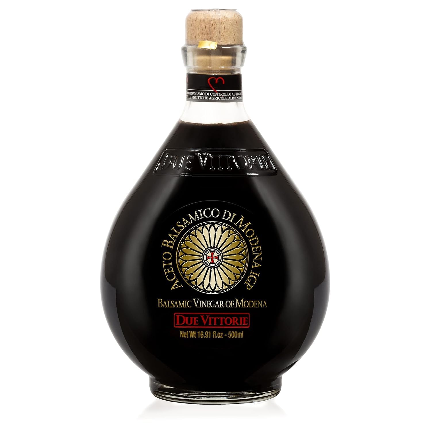 Due Vittorie frente de botella mostrando diseño y volumen 500 ml, elegancia y autenticidad