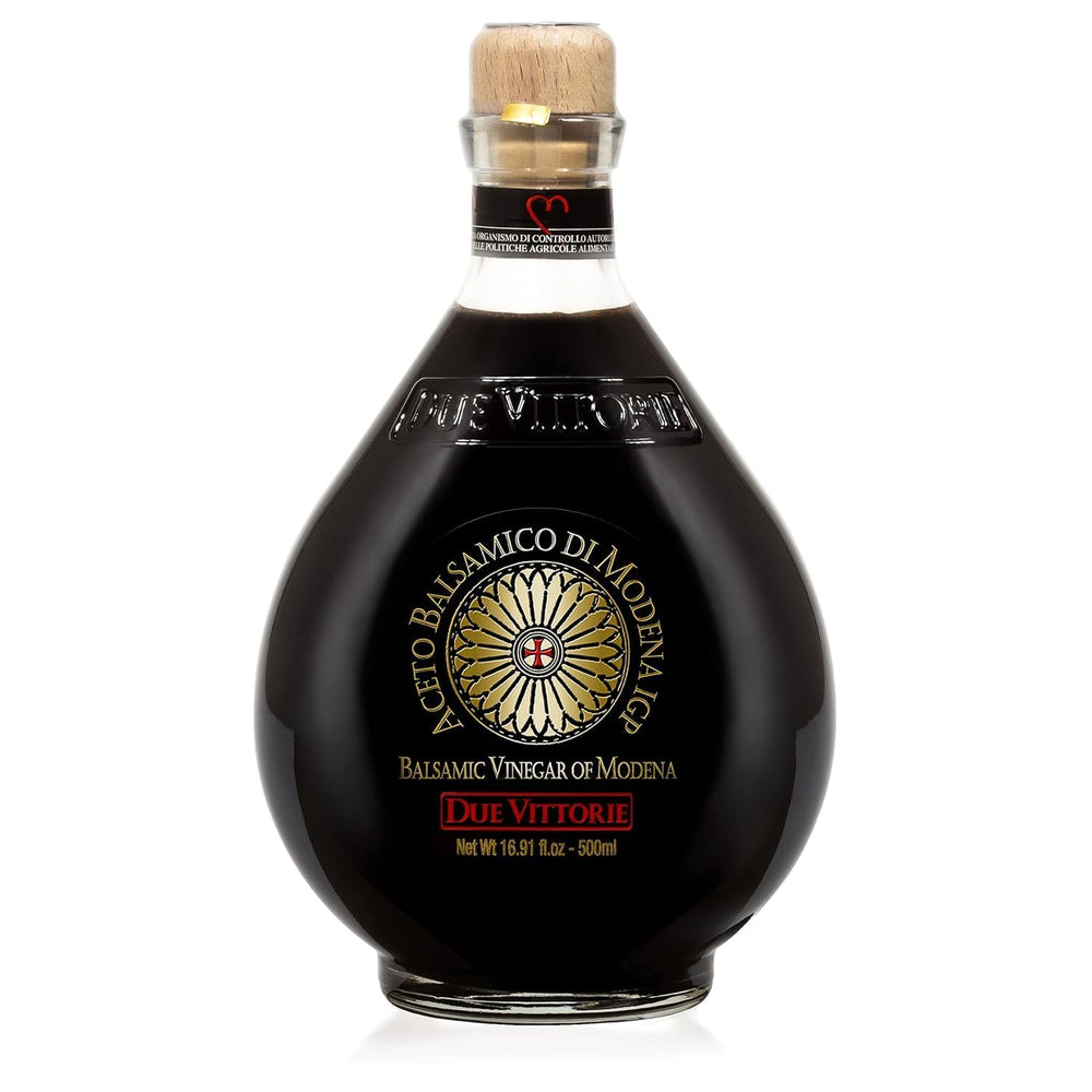 Due Vittorie frente de botella mostrando diseño y volumen 500 ml, elegancia y autenticidad