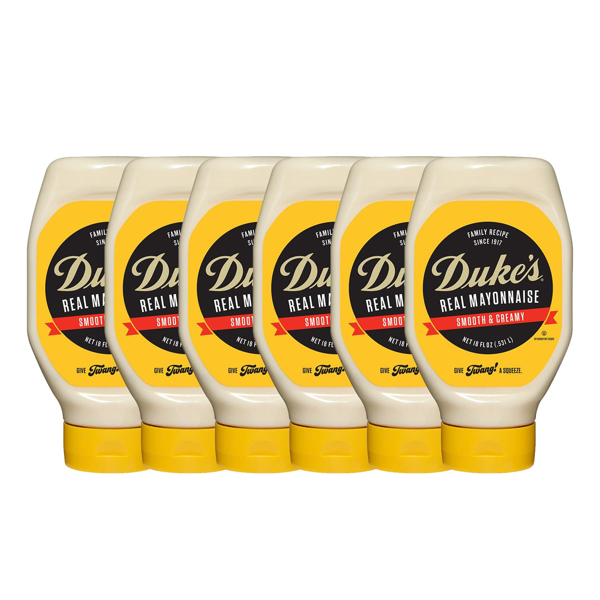 DUKE'S botella frontal mostrando diseño y conveniencia para dosificar