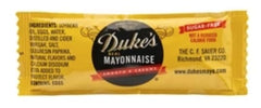 Dukes sobre vista frontal empaque práctico y sin azúcar