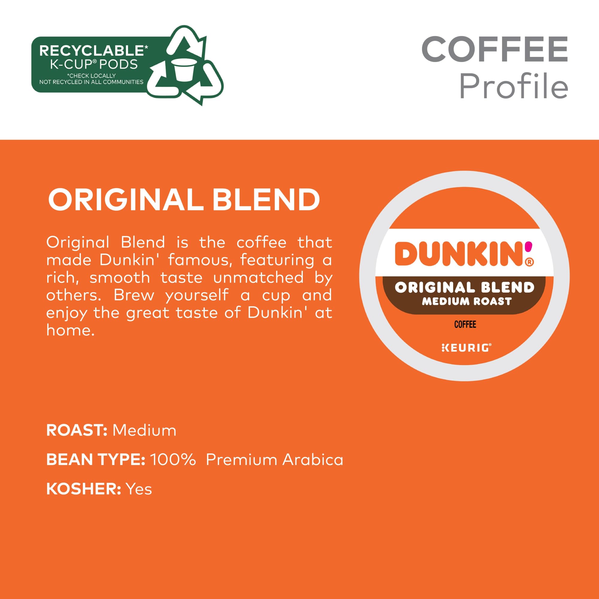 Dunkin' caja abierta revelando múltiples cápsulas listas para la máquina