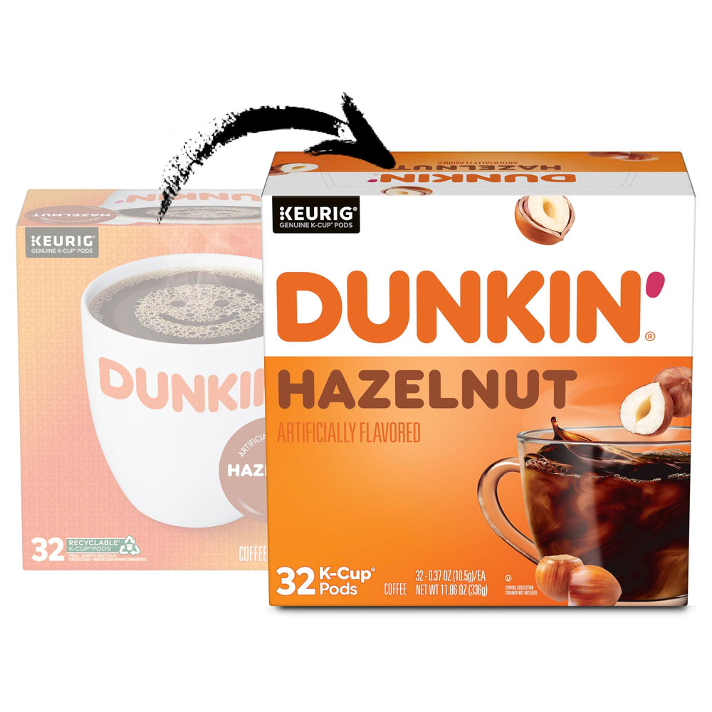 Dunkin’ cápsula detalle de etiqueta que garantiza compatibilidad Keurig
