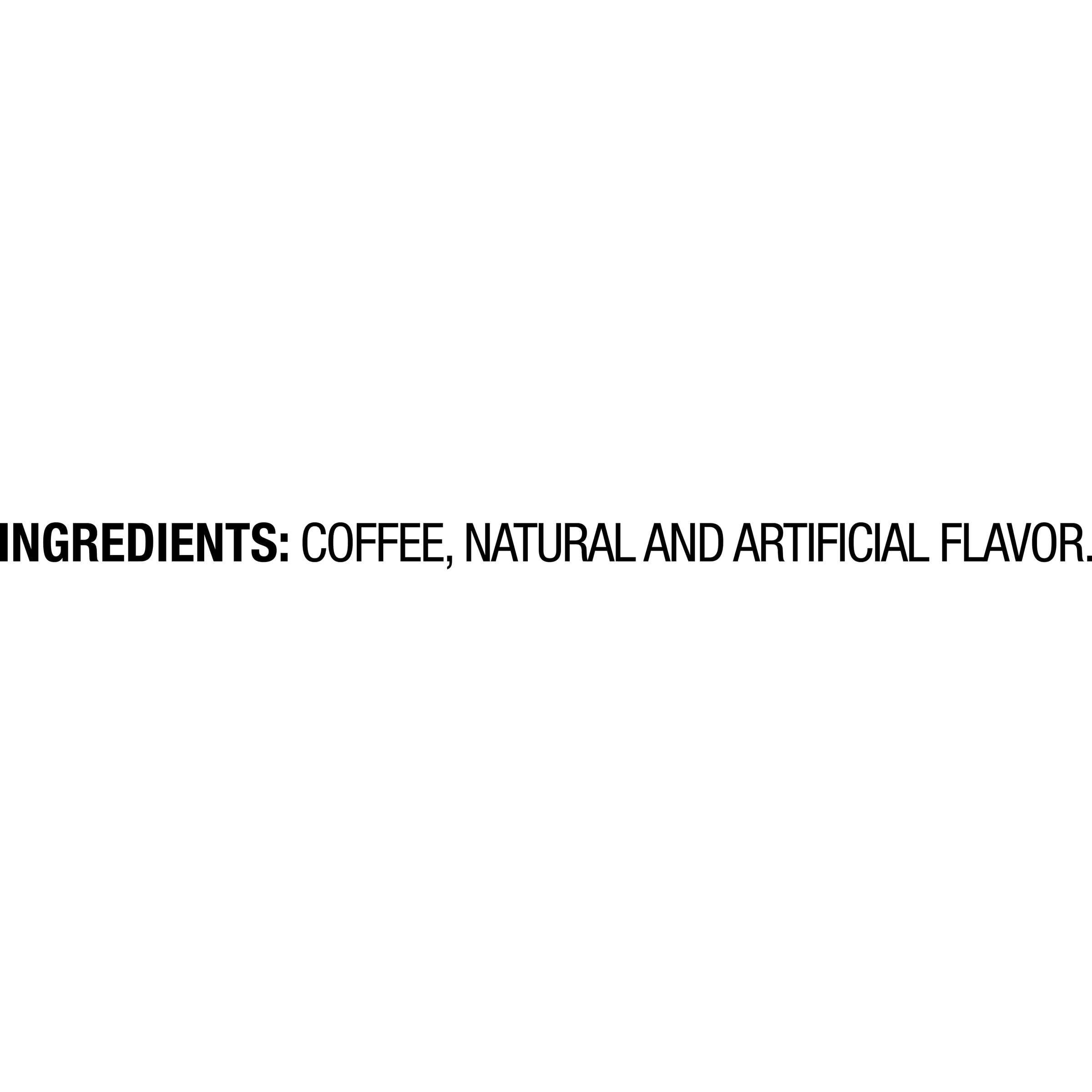 Dunkin’ cápsula junto a una regla para comparar tamaño y facilidad de almacenamiento