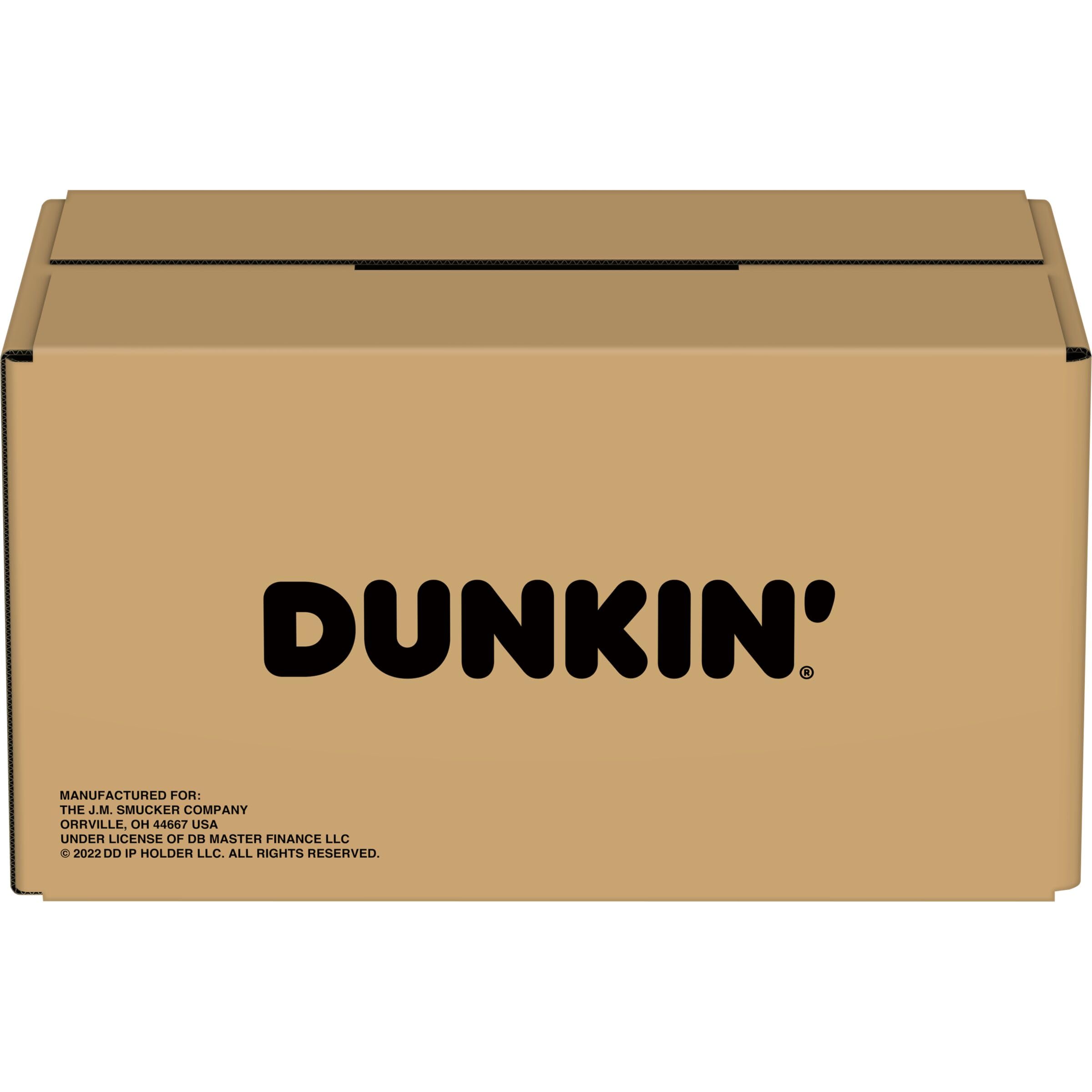 Dunkin' latte con jarabe de avellana mostrando versatilidad en recetas