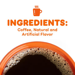 Dunkin’ taza de café hazelnut mostrando crema y textura apetitosa