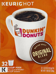 Dunkin' cápsula K-Cup en primer plano revelando sello protector y frescura