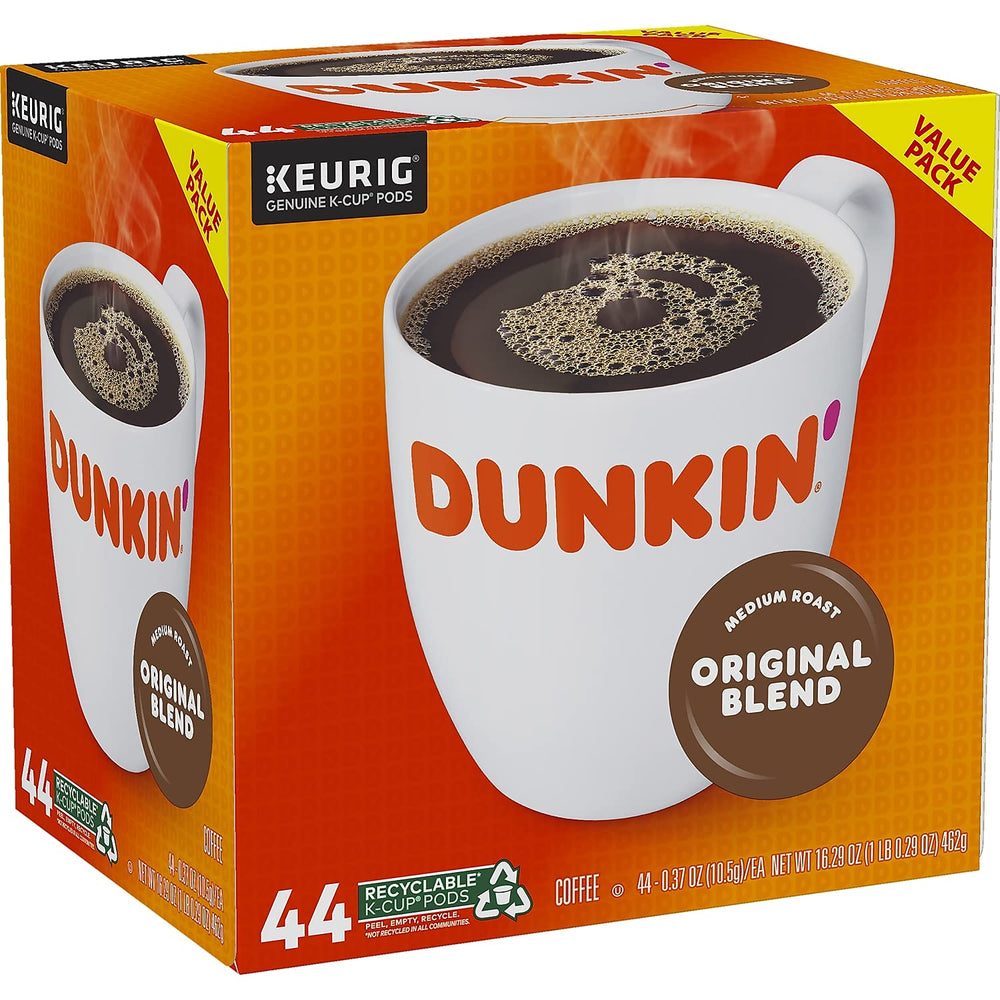 Dunkin' K-Cup en primer plano mostrando diseño y dosificación consistente