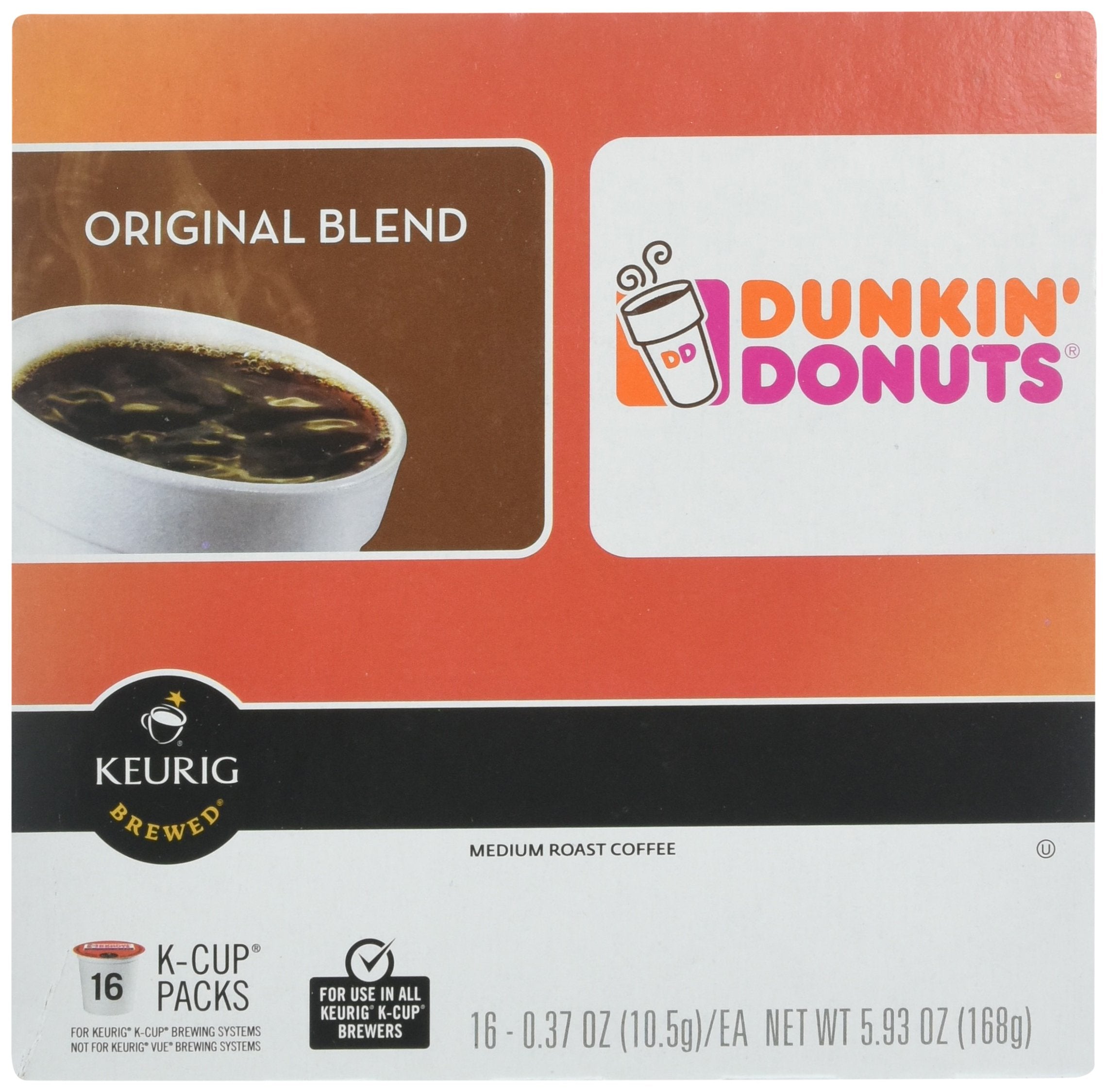Dunkin' primer plano de una cápsula mostrando sello hermético
