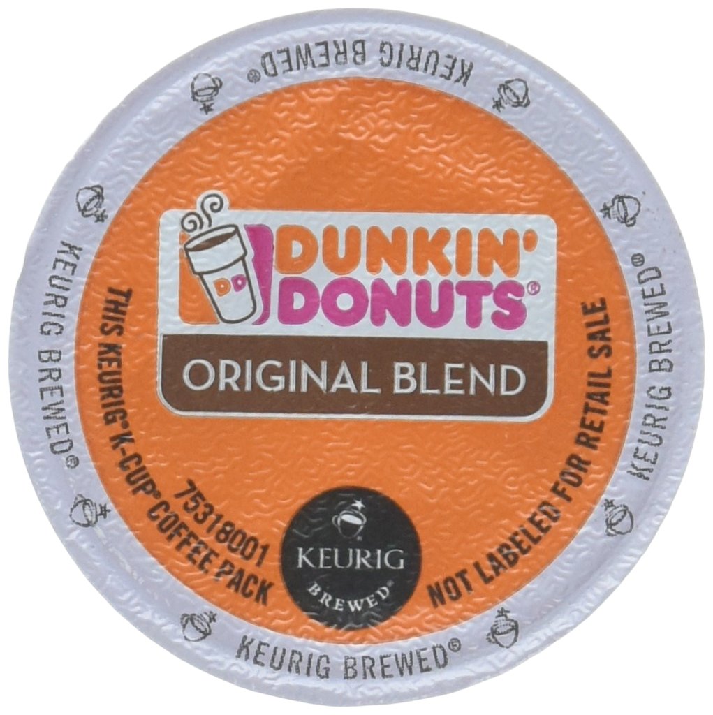 Dunkin' empaque delantero mostrando 64 cápsulas y valor práctico