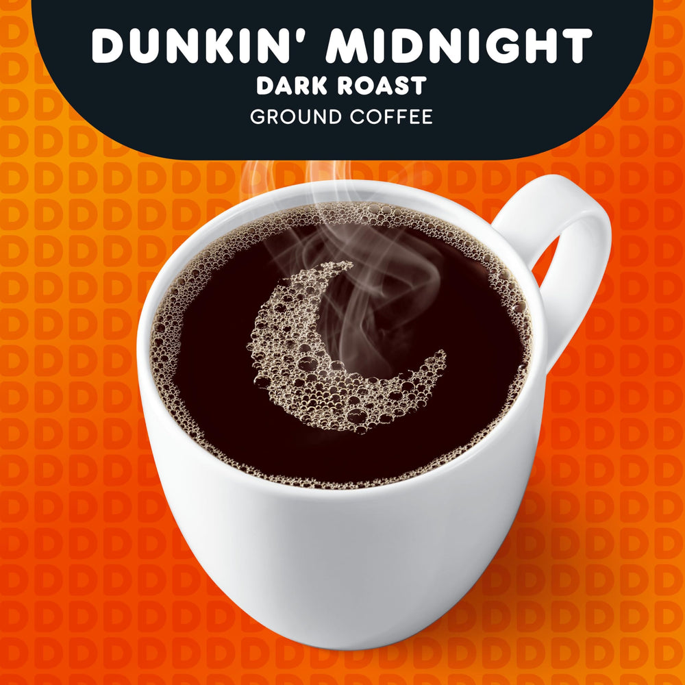 Dunkin' primer plano de cápsula K-Cup mostrando calidad y sellado