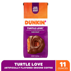 Dunkin' taza servida con vapor, transmite aroma y disfrute inmediato