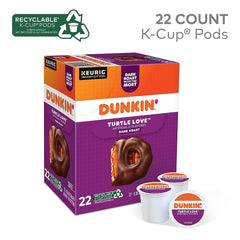 Dunkin' cápsula K-Cup en primer plano para preparación rápida y limpia
