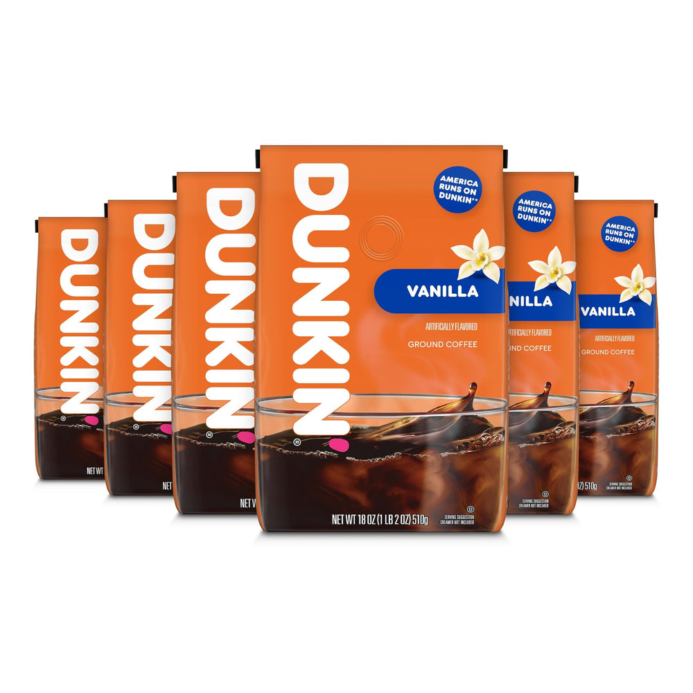 Dunkin' frente del paquete mostrando diseño y cantidad