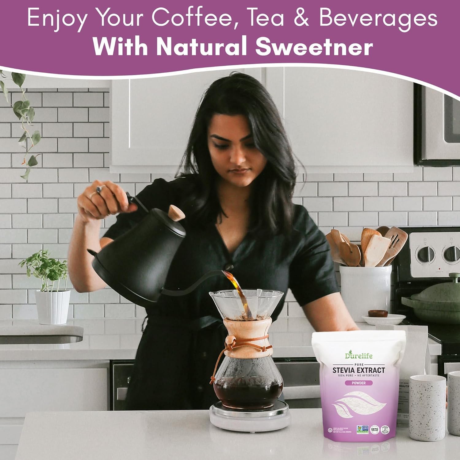 DureLife etiqueta NON‑GMO Project Verified, certificación y confianza visible