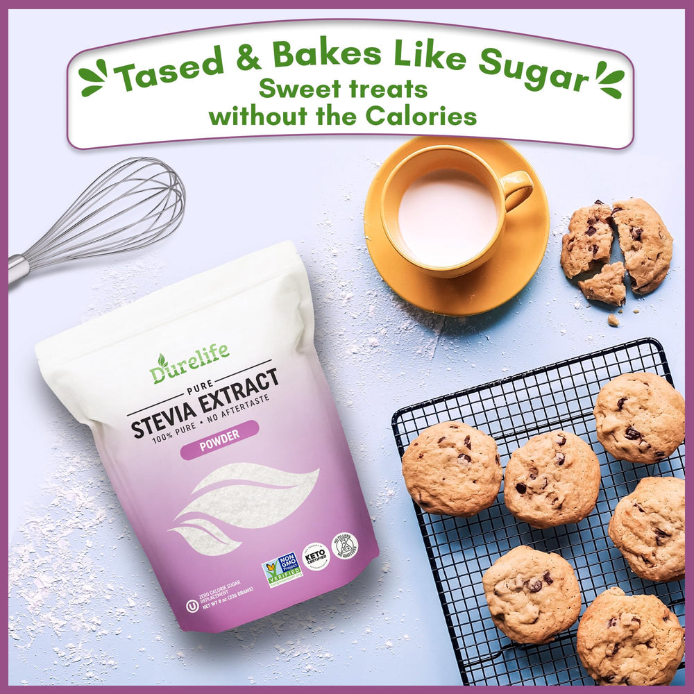 DureLife galletas caseras endulzadas con stevia para repostería baja en azúcar