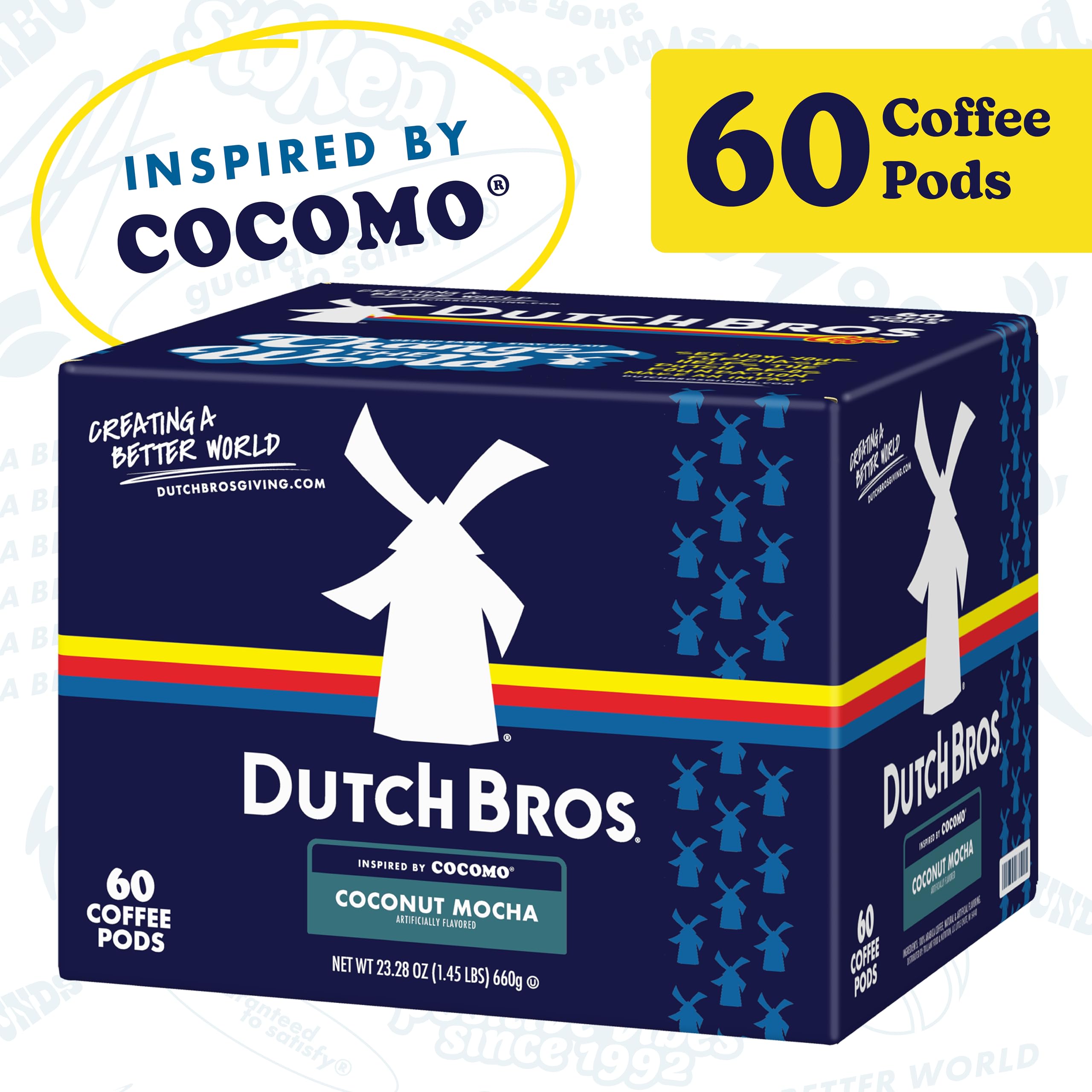 Dutch Bros cápsula en primer plano, detalle del sello y facilidad de uso