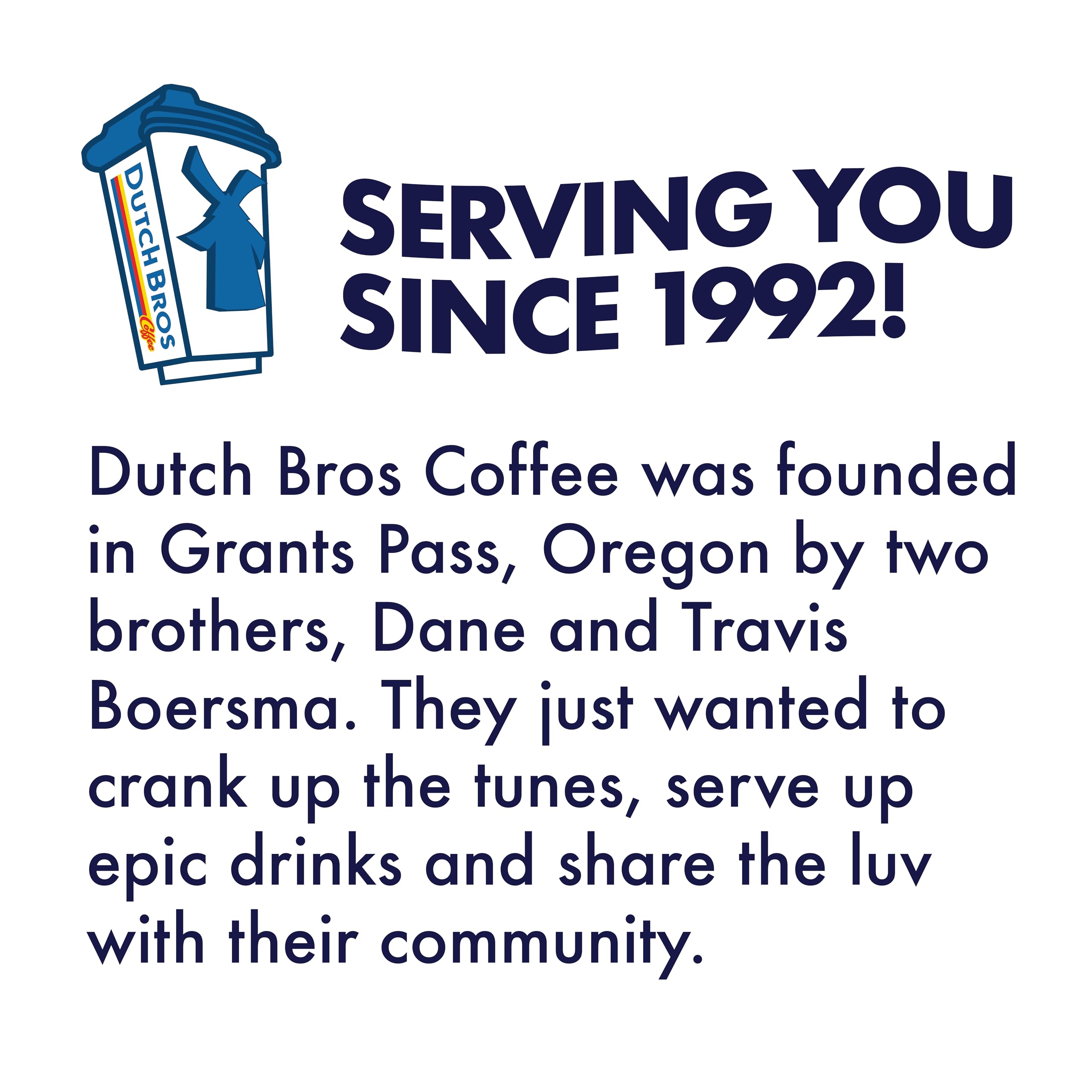 Dutch Bros escena de desayuno con taza para estilo de vida cotidiano