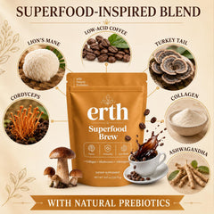Erth Superfood bolsa resellable abierta para conservación fácil