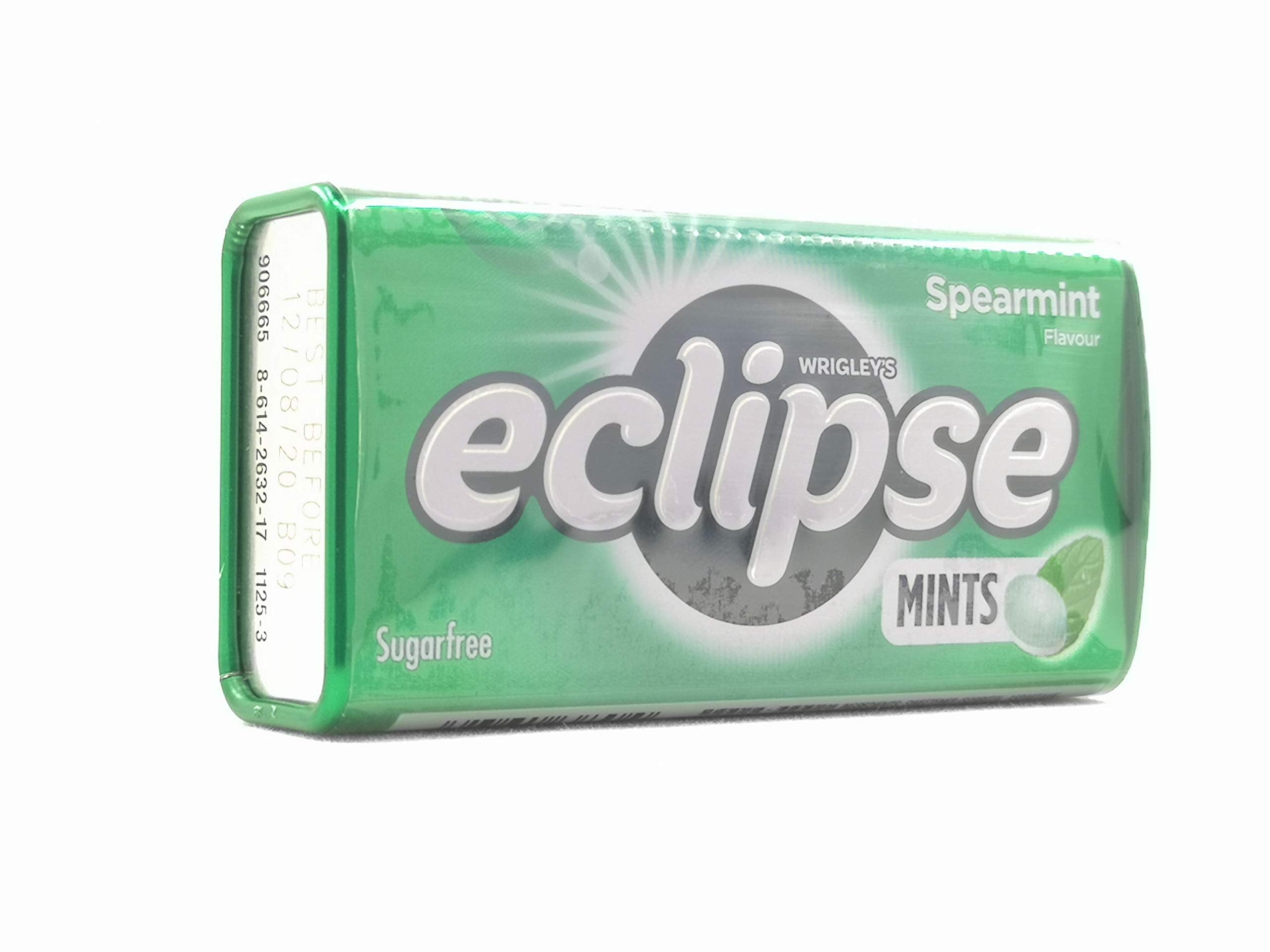 eclipse detalle de textura de la menta mostrando intensidad de sabor