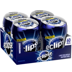ECLIPSE frasco frente mostrando diseño y cantidad, conveniente para llevar