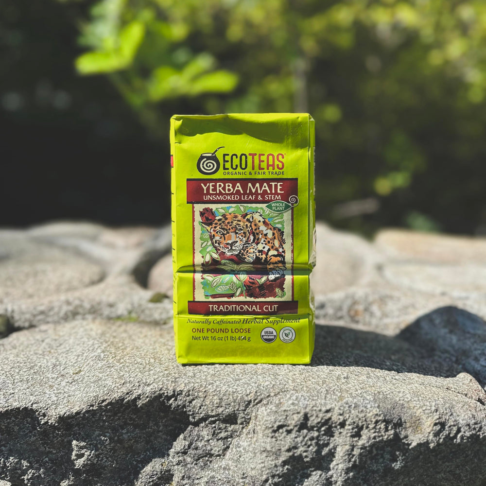 ECOTEAS bolsa abierta revelando contenido y textura natural