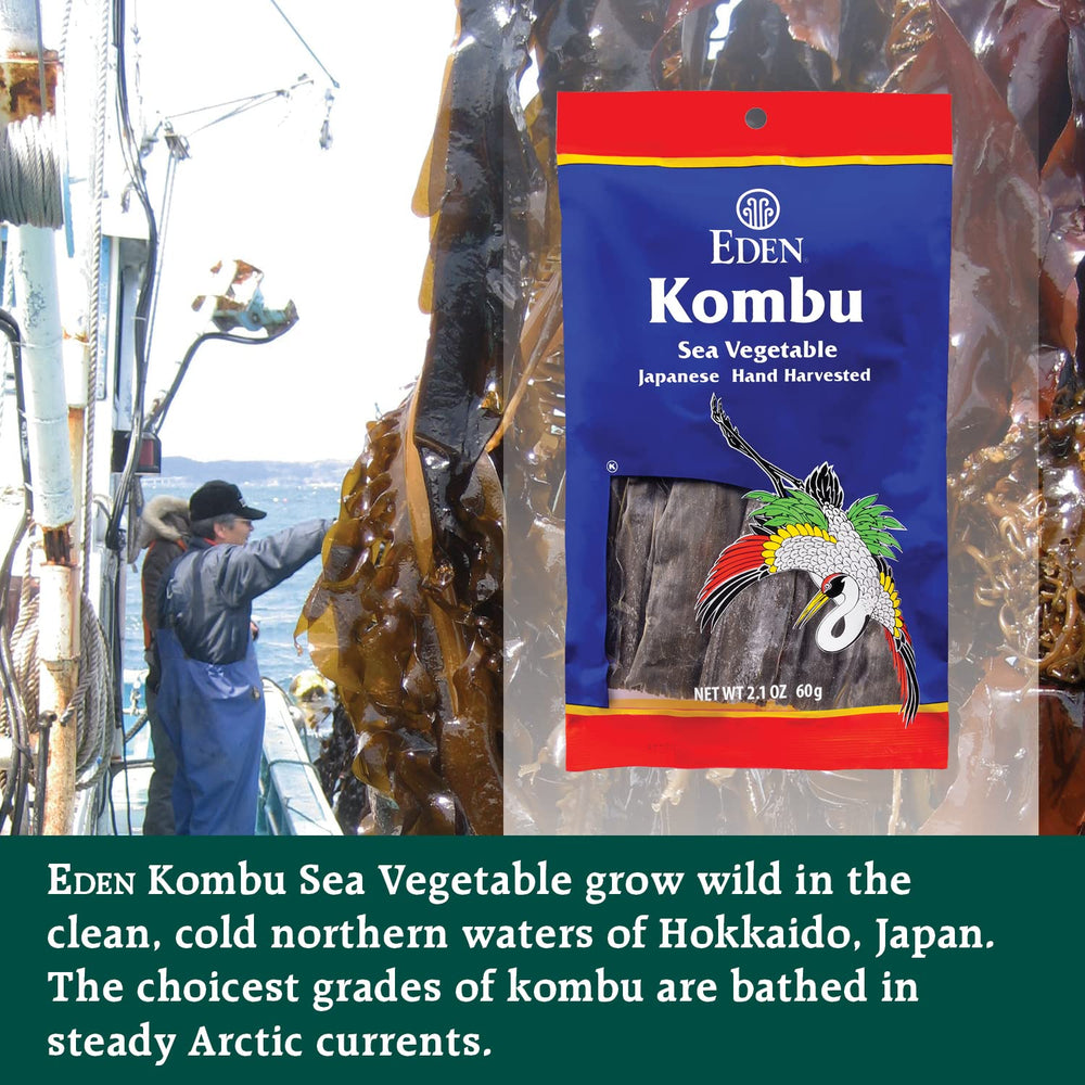CREATION AND MAINTENANCE OF PURITY IN FOOD Eden Kombu infusionando dashi, sabor umami natural