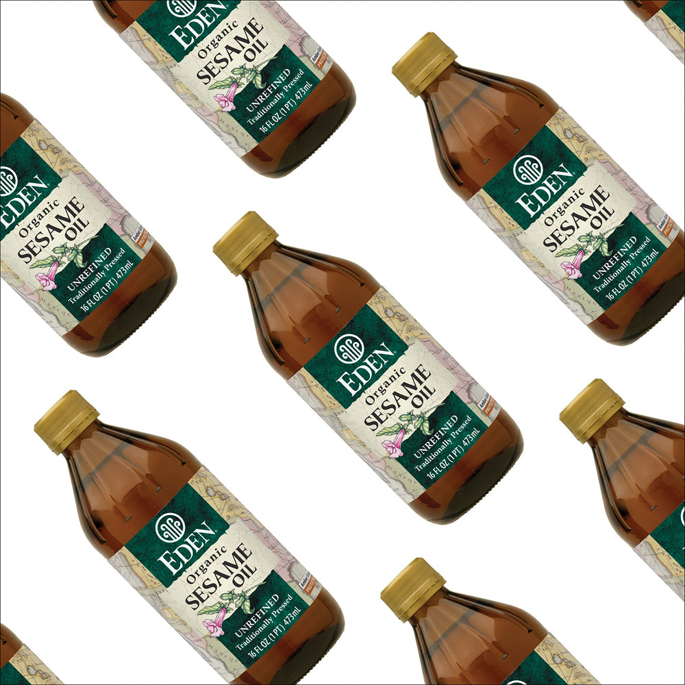 Eden Organic etiqueta con información nutricional visible y clara