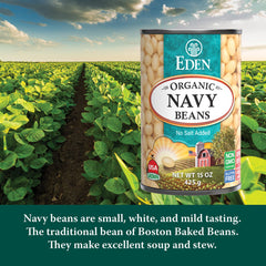 Eden Organic lata abierta con frijoles listos para servir, práctico y rápido