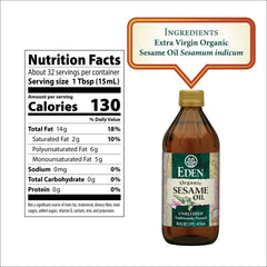 Eden Organic detalle de etiqueta y tapa para fácil apertura