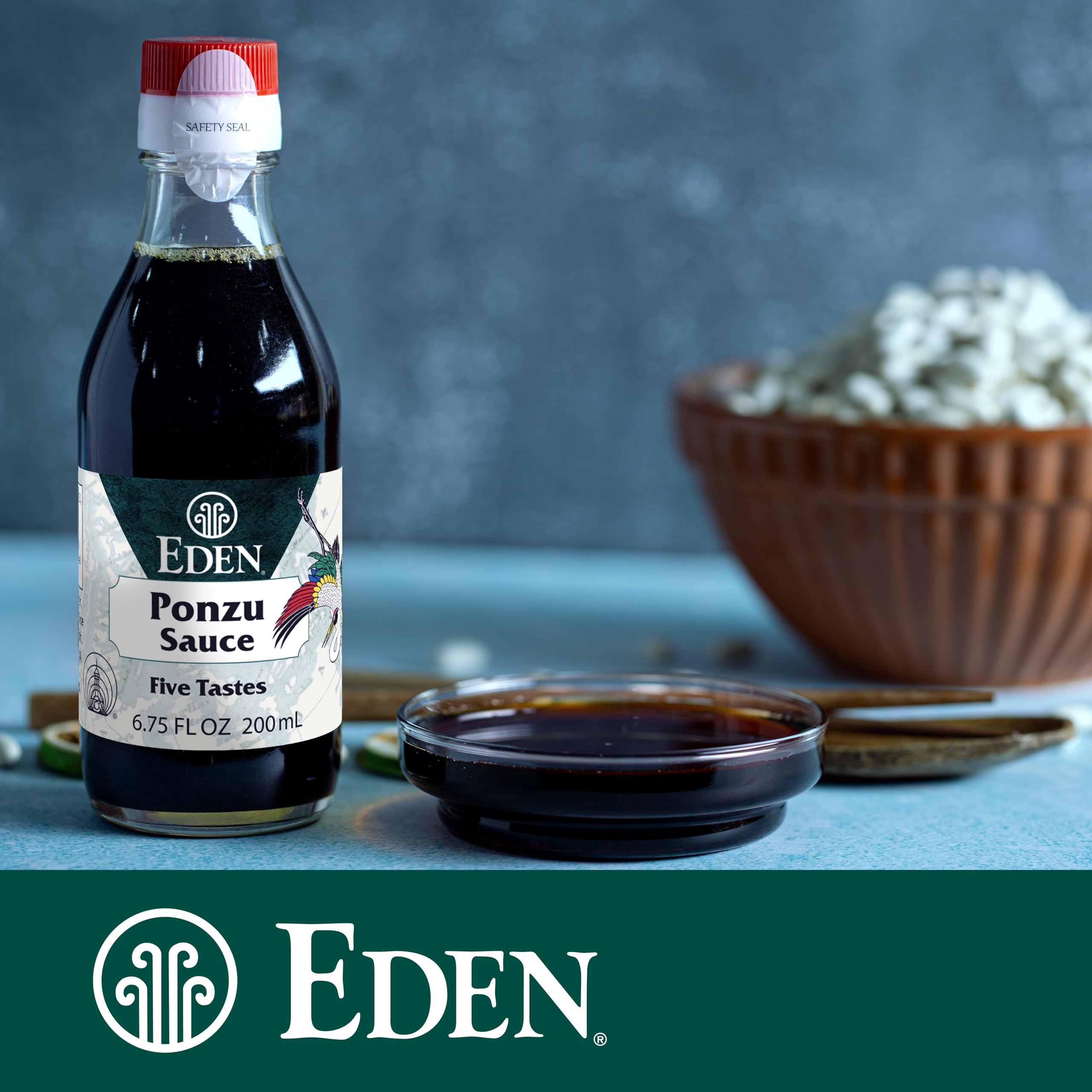 Eden Foods ponzu en ensalada vinagreta realza sabores frescos y cítricos