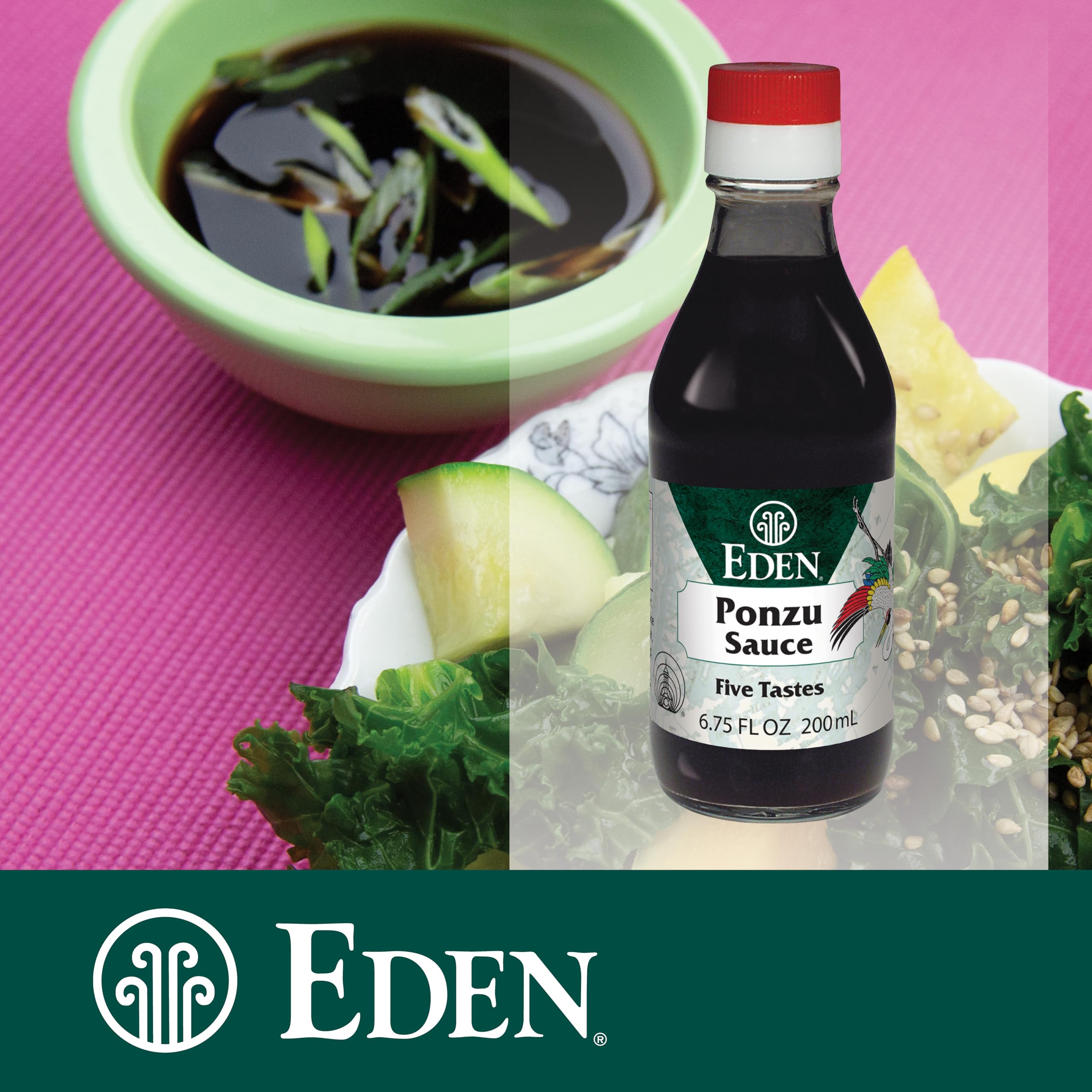Eden Foods ponzu maridaje con sushi aporta umami y equilibrio de sabor