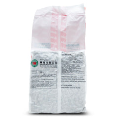 E-FA BRAND primer plano de perlas negras con textura masticable