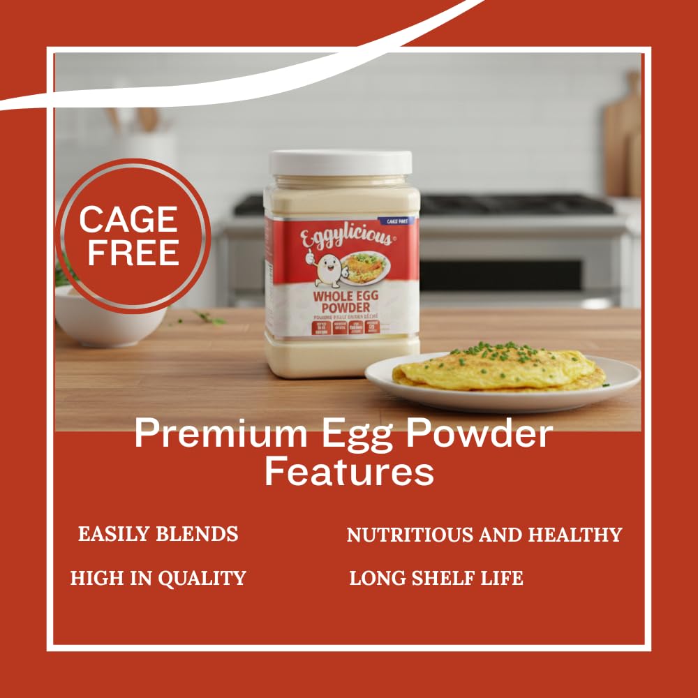 Eggylicious comparación de tamaño del envase para planificación de raciones