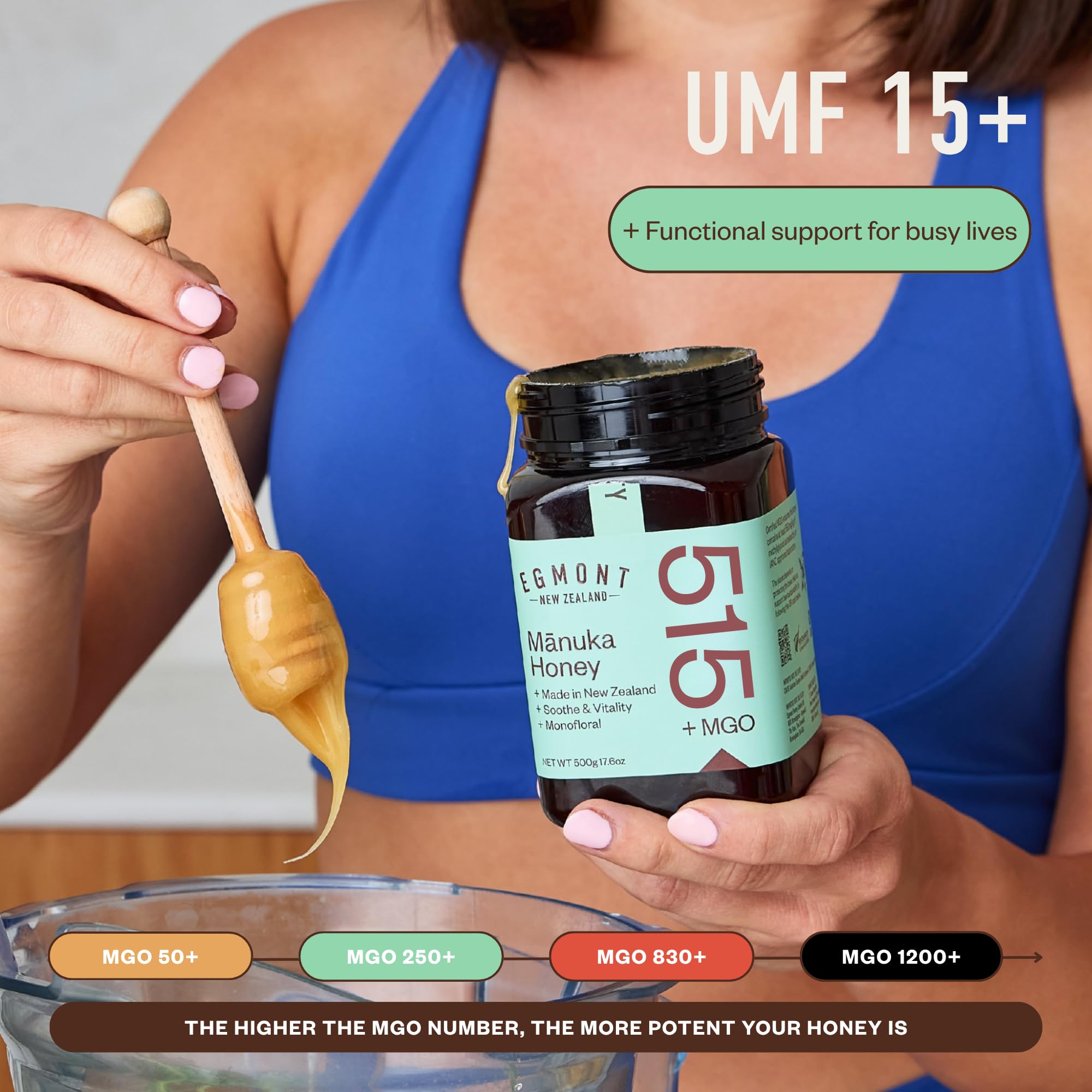 Egmont Honey miel untada en tostada para ideas de uso diario deliciosas