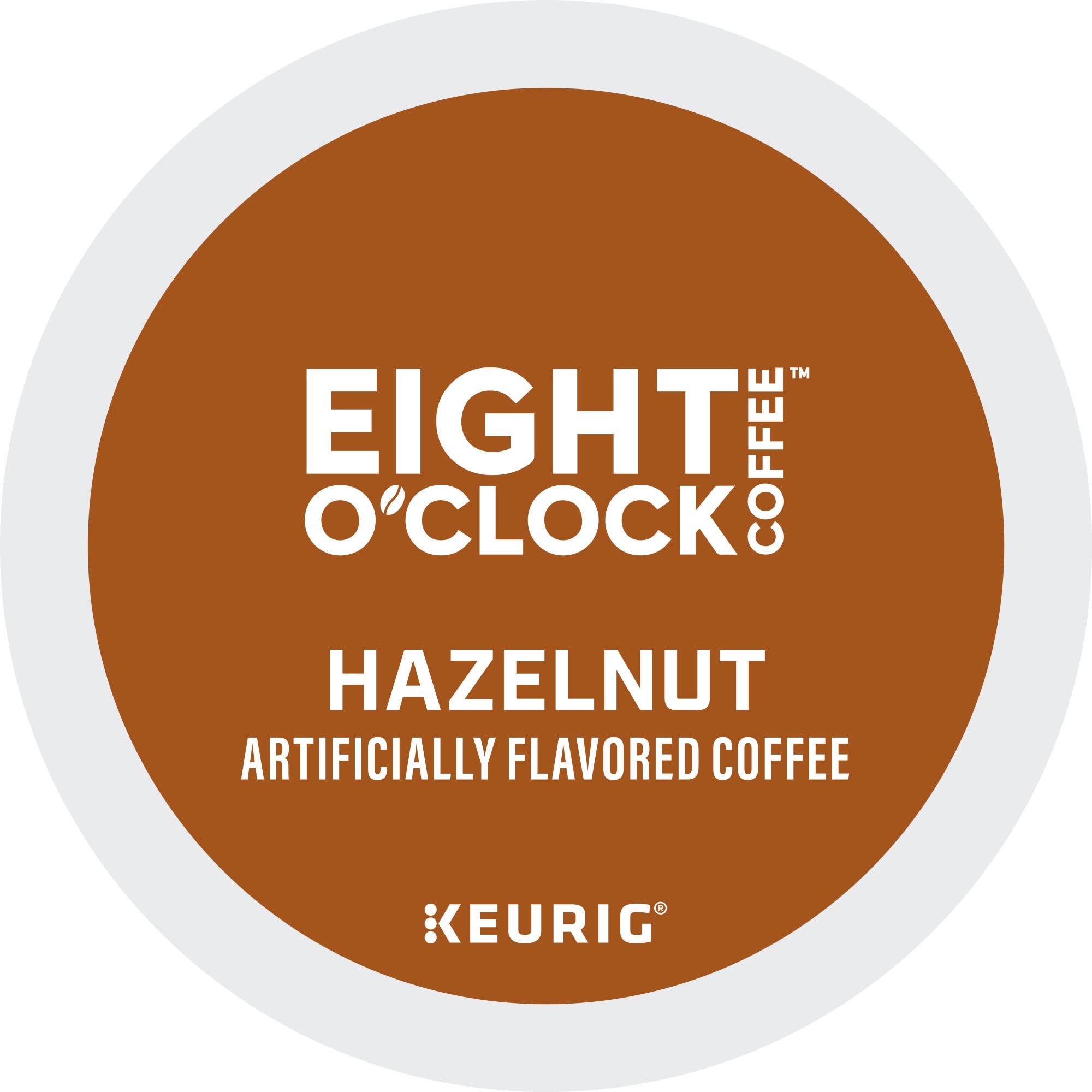 Eight O'Clock Coffee cápsula abierta mostrando posos, permite reciclar fácilmente