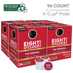 Eight O'Clock Coffee cápsula K-Cup detalle que destaca sellado fresco
