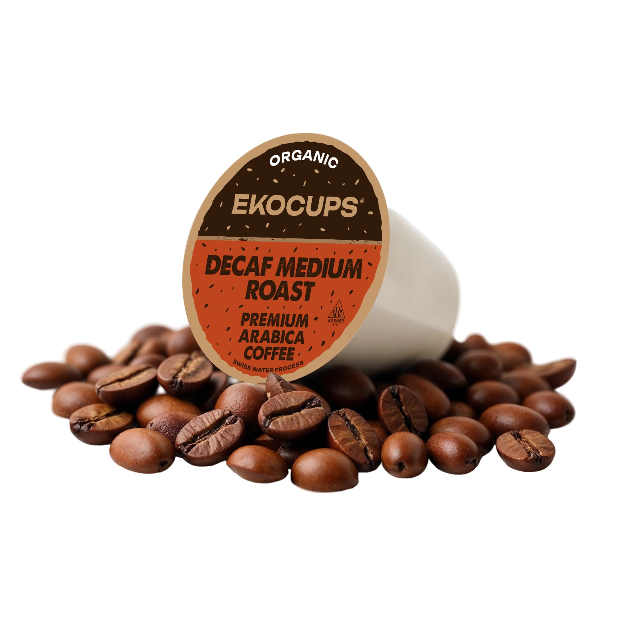 EKOCUPS cápsula insertada en cafetera Keurig para preparación rápida