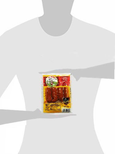 El Miño pan con chorizo servido, sabor ahumado listo para comer