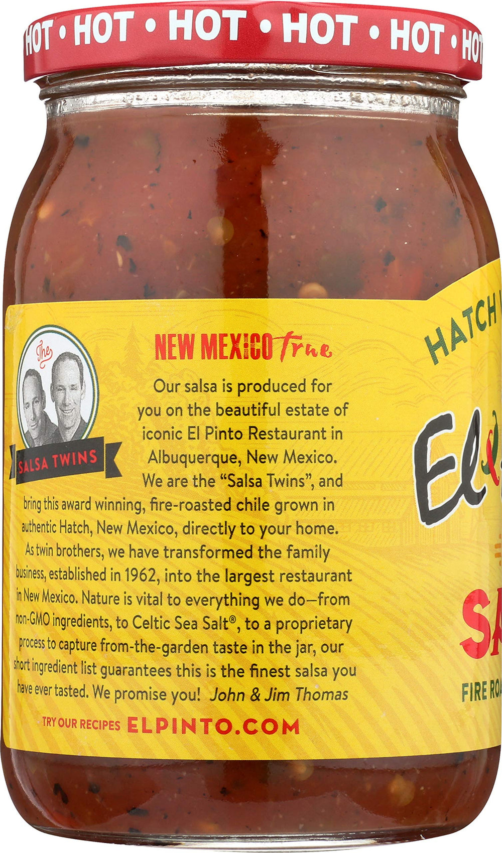 El Pinto detalle de textura y color de la salsa apreciando trozos y frescura