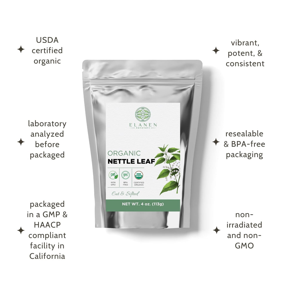 Elanen Naturals taza de té de ortiga lista para beber y reconfortar
