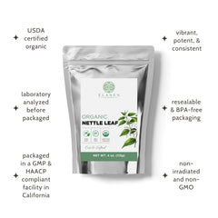 Elanen Naturals taza de té de ortiga lista para beber y reconfortar